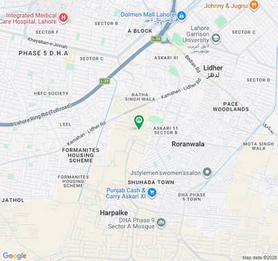 1 Kanal Plot For Sale B-887, DHA Phase 9 Prism