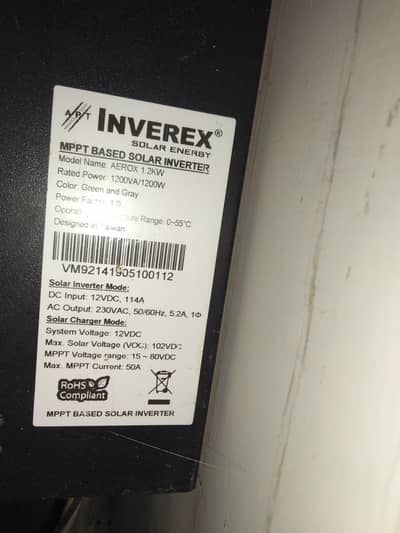 Inverx 1.2 kw  Korean