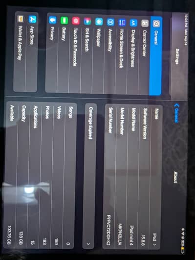 iPad Mini 4 - 128GB - Good Condition