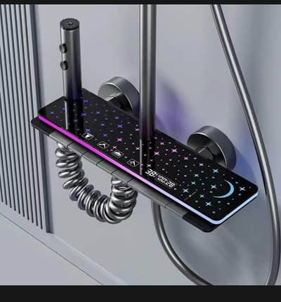 piano led shower