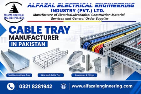 Cable Tray Manufacturer in Pakistan – Alfazal Engineering