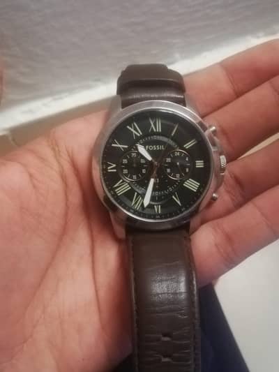 Fossil Grant Brown Fs4813 Only Watch
