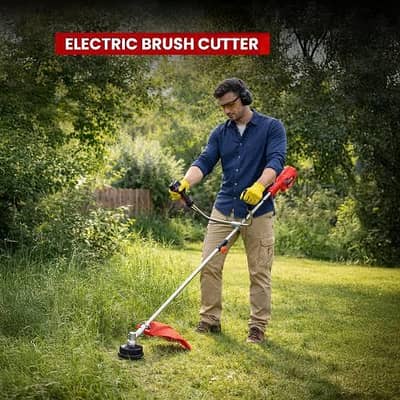 ELECTRIC BRUSH CUTTER , GRASS CUTTER ,  LAWN MOWER MACHINE , BAR CUTTE