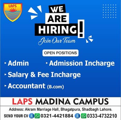 Adm Incharge fee incharge admin