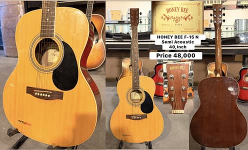 Honey Bee Semi Acoustic Guitar 40,Inch/Piano/keyboard/Bass/electric