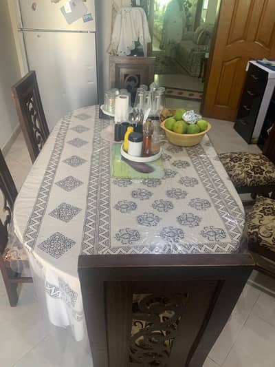2 dinning set one small 6 chairs one big dinning 12 chairs