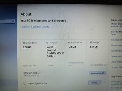 HP ProBook 640 G2 – 6th Gen i5 | 8GB RAM | 256GB SSD + 320GB HDD
