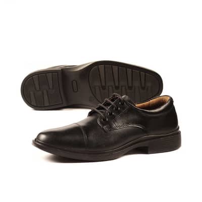 Leather Formal Shoes for Men — Black