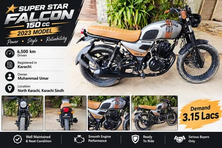 Super Star Falcon 150cc – 2023 Model - Total Geniune