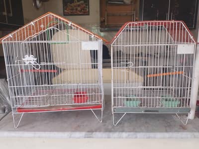 cage for sale parrot use ka lai. aseel murgi maiwali sat white Heera