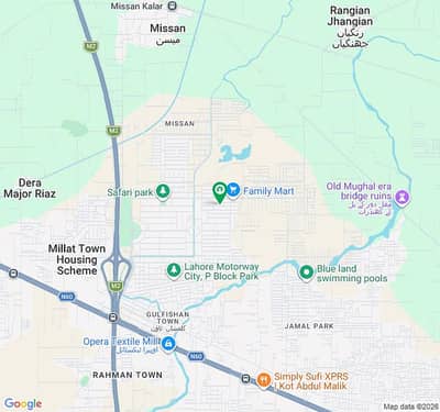 10 Marla Main 85 Feet Road Good Location Plot For Sale.
