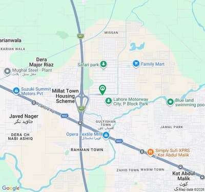 Residential Plot For Sale Situated In Lahore Motorway City - Block P