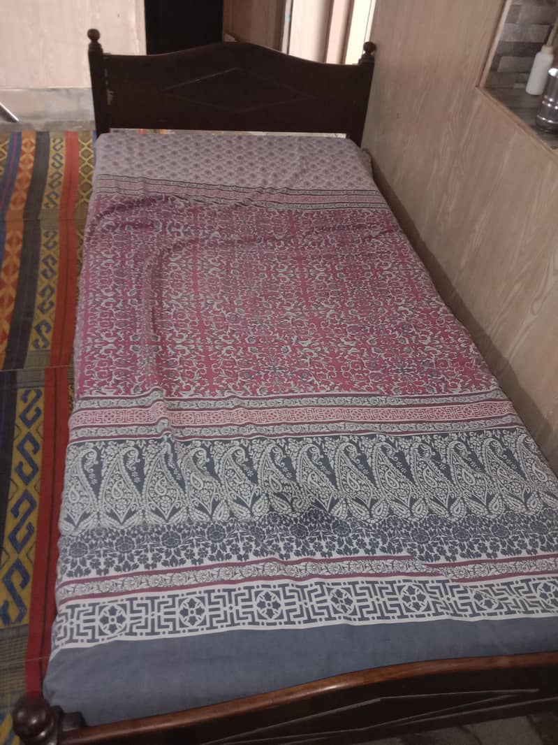 Single bed solid wood 1
