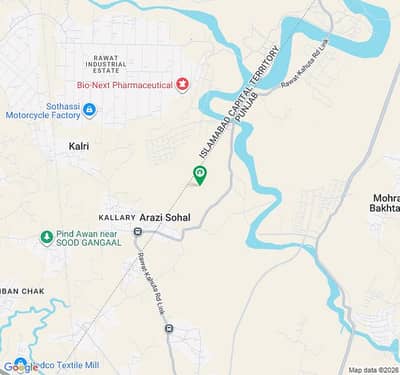 8 Marla Dead-End Corner Plot with 6+ Marla Extra Land Bogan Vella DHA Phase 7 Islamabad