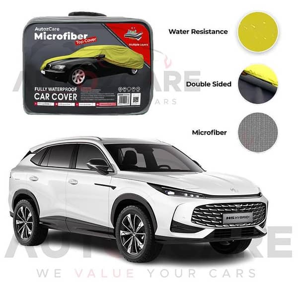 MG HS Hybrid Microfiber Car Top Cover - Model 2026