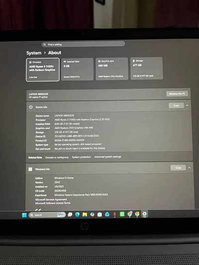 laptop for sale | HP Ryzen 5 Laptop | HP laptop  17cp3xx |
