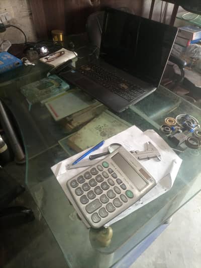 Office table with Glass