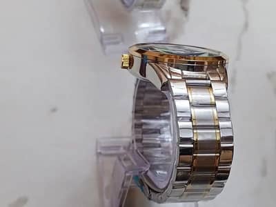 Rolex Men's Luxury Analogue Watch – Golden & Silver | New