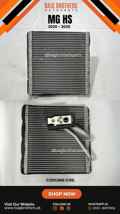 Hyundai Santa Fe Mg Hs Stonic H6 Sportage Ac Cooling Heater Coil Ac.