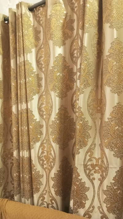 printed textured silk curtains