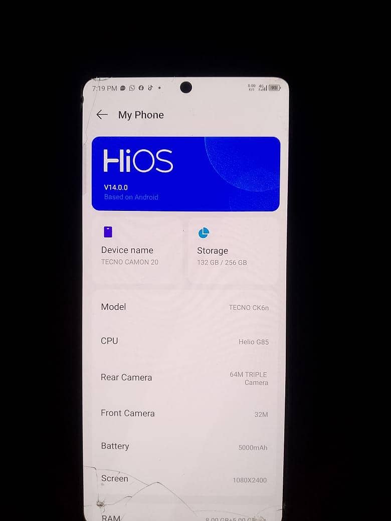 Tecno CAMON 20 Pro 0