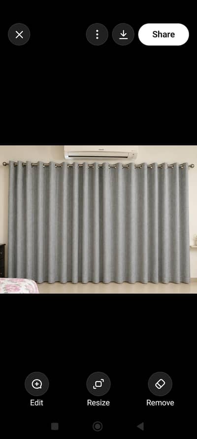 Pair of curtains