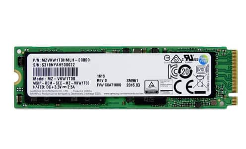 SAMSUNG SM961 NVME GEN 3 SSD