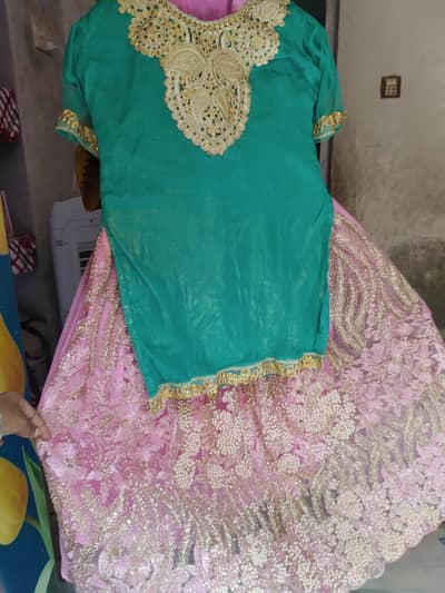 ladies stitched lehnga 3 piece