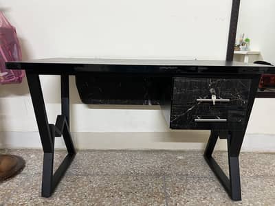 Black Work Office Table