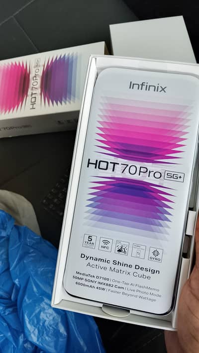 Infinix Hot 70 pro 5G  8/128 gb