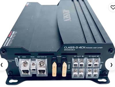 Original Imported branded Genuine American Jensen amplifier 4 channel
