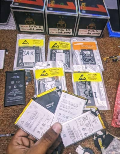 Google pixel All Models (Genion original batterys 100%) warranty