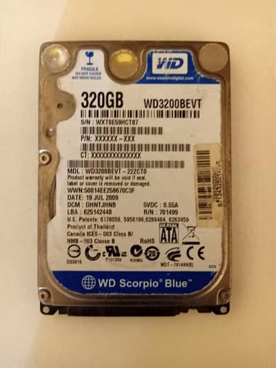320 GB Hard Disk Drive with games installed of your choice