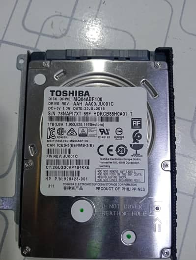 LAPTOP HARD DRIVE 1TB
