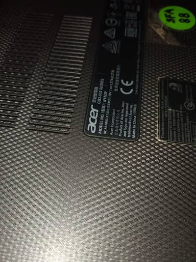Acer laptop 15 gb SSD space