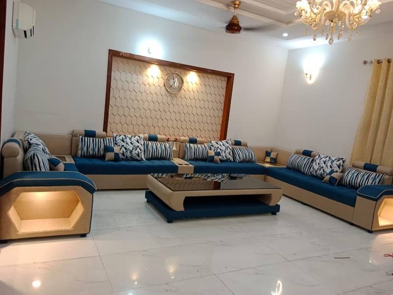 10 seater sofa set/L shape sofa/L shape sofa/corner sofa/puffy sofa 5
