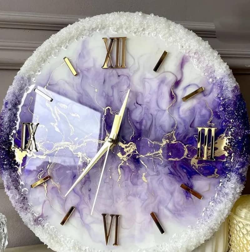 resin clock 0