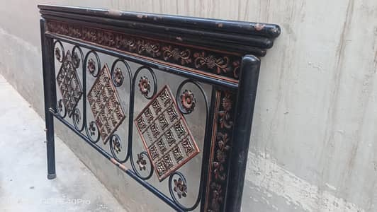 iron double bed for sale