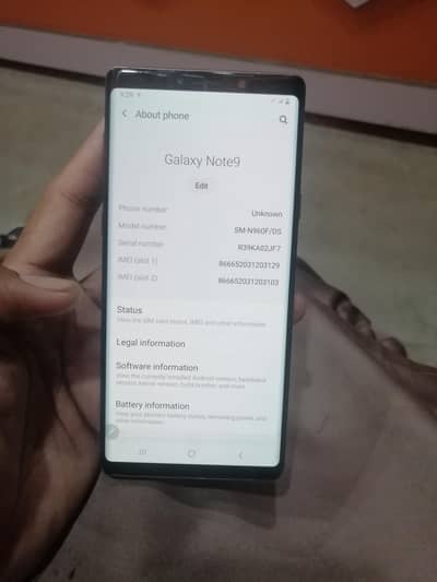 Samsung Mobile Note 9 Edge 6:128 approved