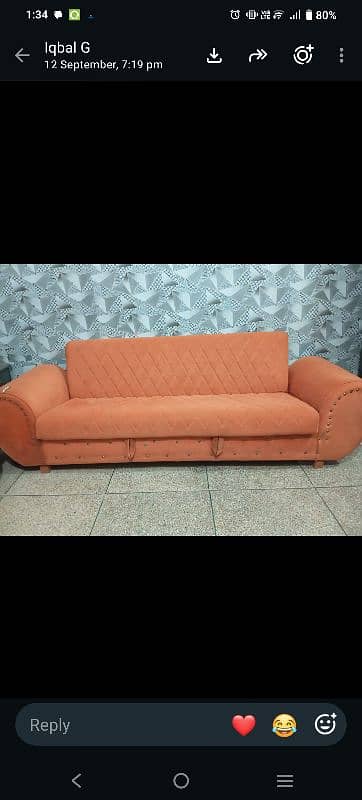 3 sitter sofa combed 1
