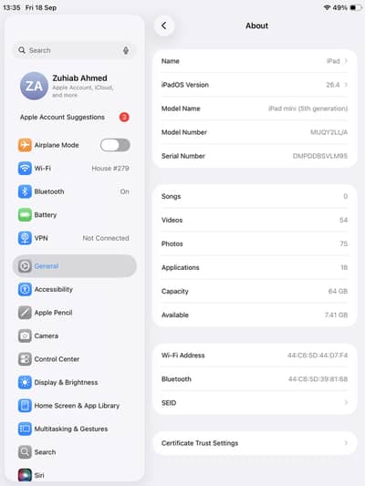 ipad mini 5