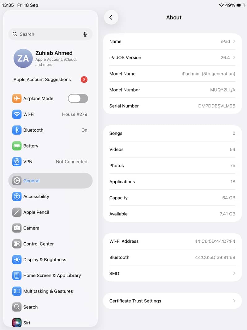 ipad mini 5 0