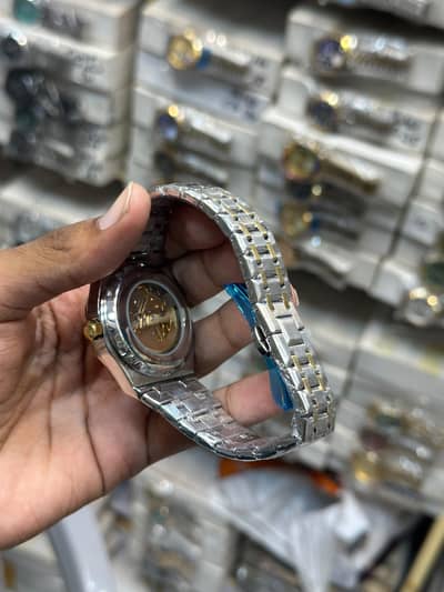 fully automatic skeleton watch