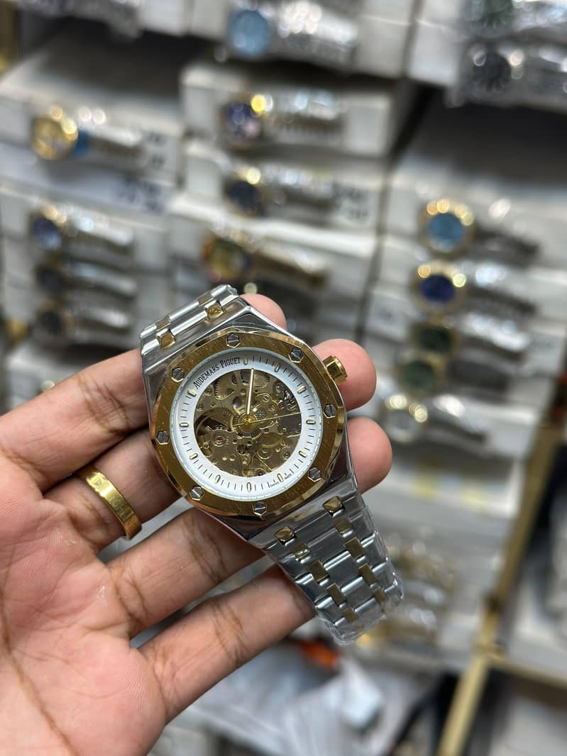 fully automatic skeleton watch 1