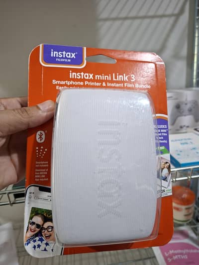 Fujifilm Instax Mini Link 3 Smartphone Photo Printer – Clay White