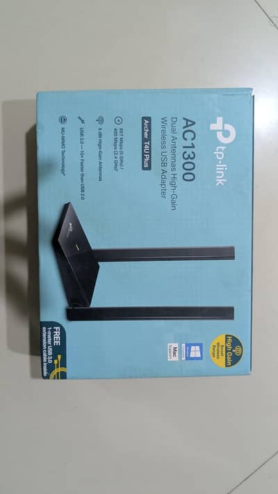 Tp-Link Archer T4U Plus AC1300 Dual Antennas High-Gain Wireless