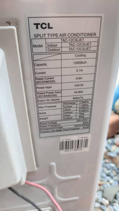 tcl 12000 BTU 1/TON