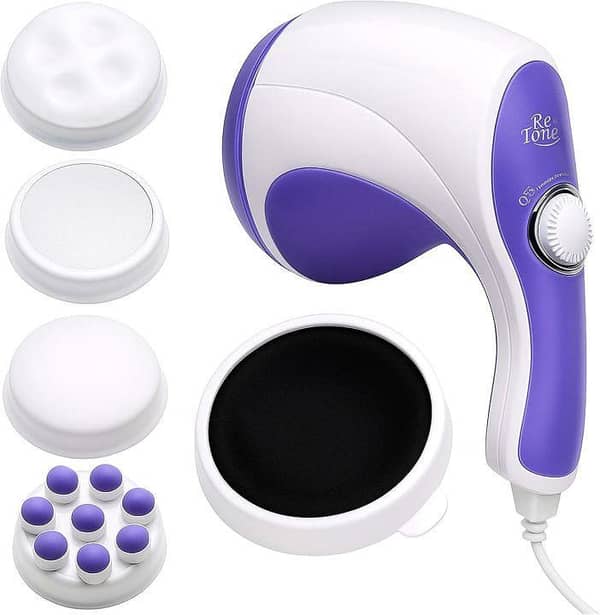 Powerful Electric Full Body Massager | Portable Handheld Muscle Massage Machine for Neck, Shoulders, Waist, Arms, Hips, Thighs & Calves | Deep Relaxation & Muscle Recovery Massager | Ergonomic Body Massage Device for Home, Office & Travel