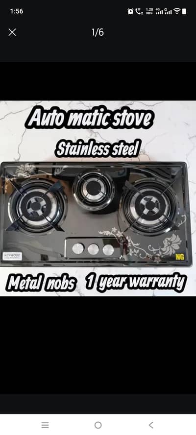 steel hob, chola and stove contact number 03452087298