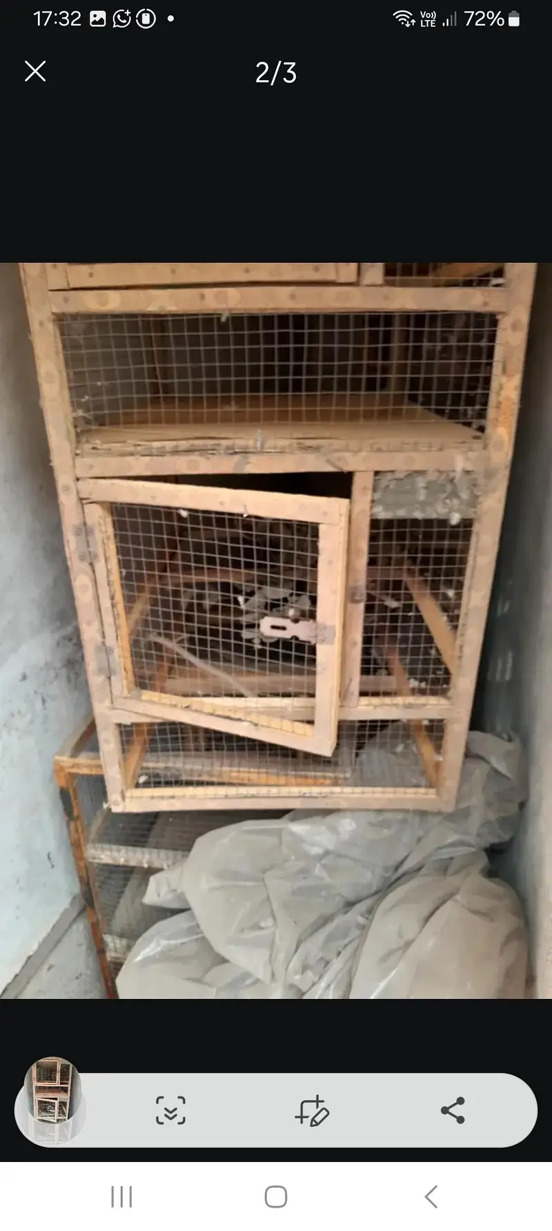 wooden portion cage for sale — photo 7